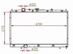 High Quality Radiator for Mitsubishi