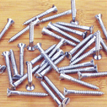 Zinc-Plated Wooden Screws