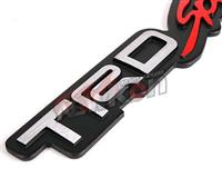 TRD sport aluminum car badge with adhesive sticker for car decals or car accessory(high quality)