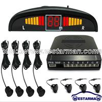 8 Parking Reversing Sensors Led Displayer 4front 4rear(high Quality and Best Price)