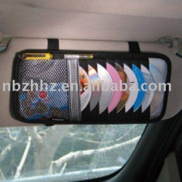 Ten Cd Visor Organizer(car Organizer, Auto Organizer, Car Bag, Cd Bag High Quality)