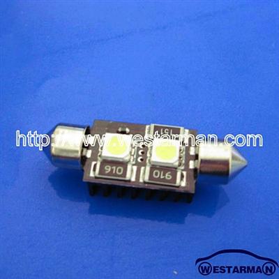 Canbus Led T11 C5W 36mm 2 Led Smd No Error Warning Bulb