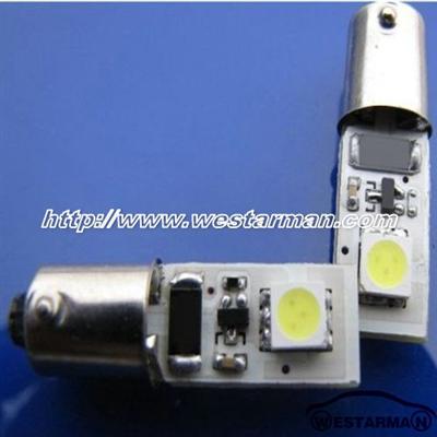 Canbus Led H6 H6W BA9S 2 Led Smd No Error Warning Bulb