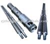 conical twin screw and barrel set