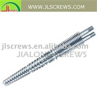 conical twin screw and barrel for WPC,PROFILE