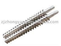 conical twin-screw for rubber extruder