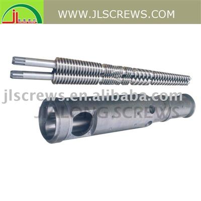 conical twin screw  barrel