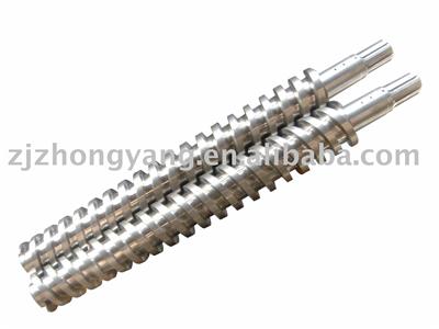 conical twin-screw for rubber extruder