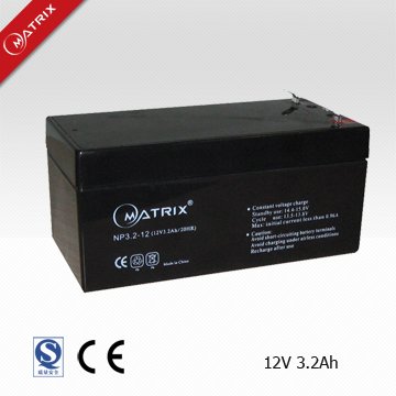 valve regulated lead- acid battery rechargeable