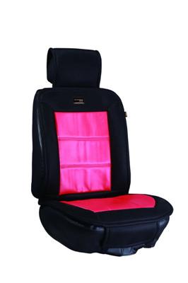 Mesh & leather car seat cushion