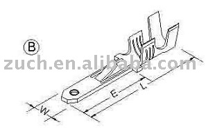 Terminals&connectors Brass Terminal Bar Connector and Terminal Wire Harness