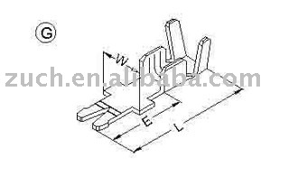 Terminals&connectors Brass Terminal Bar Connector and Terminal Wire Harness