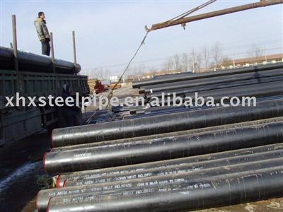 End cap big size & black painting varnishend seamless steel pipes