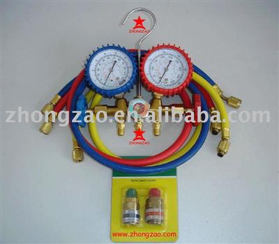 Refrigeration pressure gauge