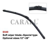 Frameless wiper blade for BMW