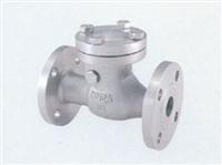 Flanged swing check valve