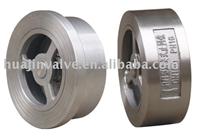 Wafer lift check valve