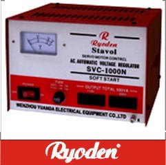 Servo-motor Control type Voltage Stabilizer (SVC-1000VA)160V-250V/220V and 110V