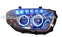 Angel eyes headlight for Toyota Highlander