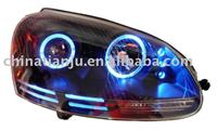 Angel eyes headlight for Volkswagen Sagitar