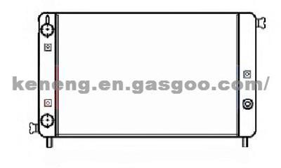 Brazed Aluminum Auto Radiator 4464796