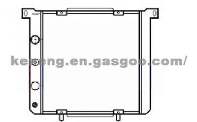 Brazed Aluminum Auto Radiator 5943492