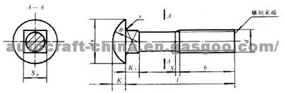 Cup Head Square Neck Bolts  ADK6029