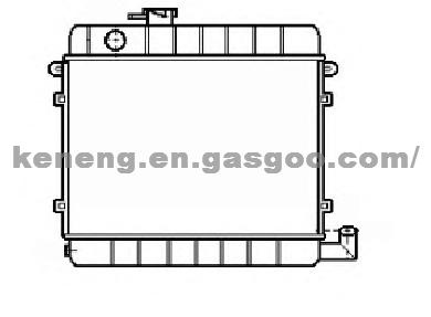Brazed Aluminum Auto Radiator for 1114576