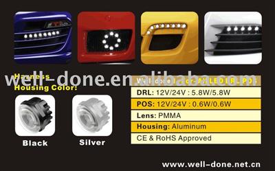 Universal car  LED  daytime running lamps