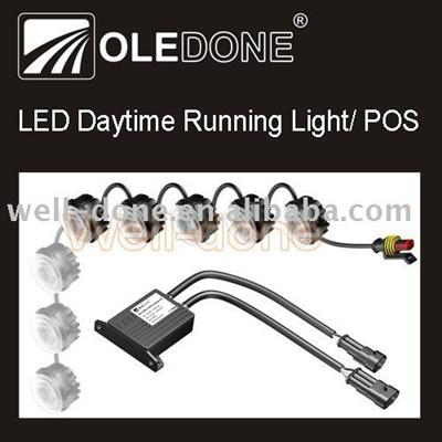 Aluminum Housing ECE Regulation 87 Meeted  1-For-All  LED DRL/POS