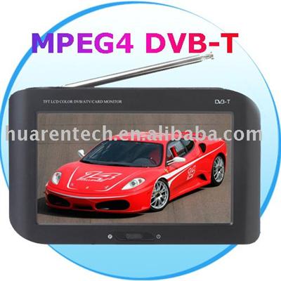 7 inch portable color TV