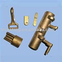 Investment casting with non-ferrous metal