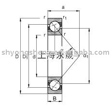 7008 angular contact ball bearing