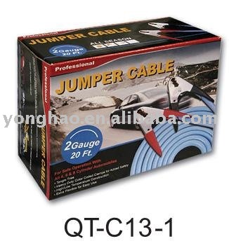 Jumper cable, booster cable , car tool kit CABLE:0.3x190xOD12mmx6m