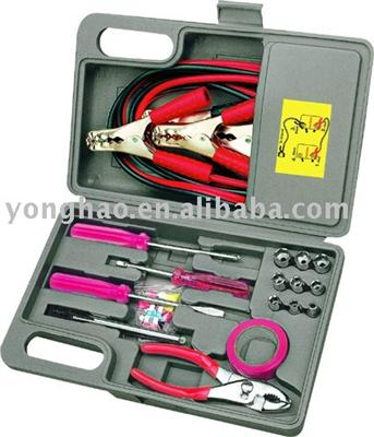 jumper cable, booster cable , car tool kit pcs screw driver1 pcs eletric tapeand so on