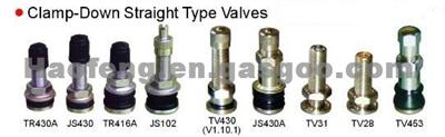 Clamp-down Straight Type Valves Tire Valve