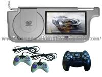 Sun Visor Dvd Player with 32-bit Wireless Game Joystick