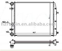 Volkswagen-polo(01)1. 2i Aluminum Brazed Auto Radiator