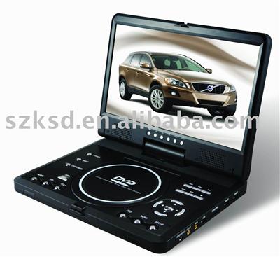 12. 5inch Portable Dvd Player (16: 9) Tft Color Screen