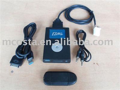 car stereo with USB/SD/Aux + Bluetooth hand free for iPod