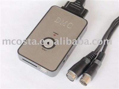 Auto Aux in car cd changer support usb/sd