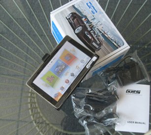 Garmin Gps Navigation, Mp3, Mp4, Fm 5'' Super Slim Digital Tv Gps Text Reading: Support Txt Format