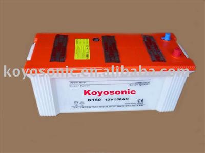 Super Quality Lead Acid JIS 12V150AH Dry Charge Car Battery