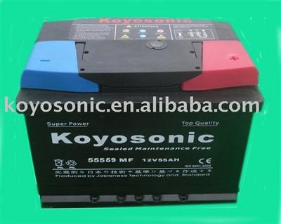 DIN 12V55AH Maintenance Free Car Battery