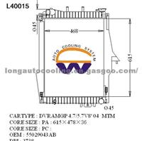 Radiator 55029043AB for DODGE 615*478*36