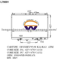 Radiator 19010-P1E-901M A51 for HONDA
