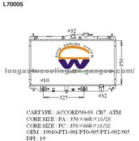 Radiator 19010-PT1-901 PT0-905 PT1-902 for HONDA