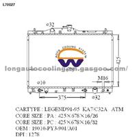 Radiator 19010-PY3-901 A01 for HONDA