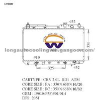 Radiator 19010-P3F-901 014 for HONDA