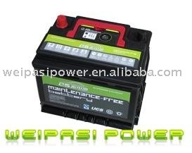 Sealed Maintenance Free Car Battery 56048 12v60ah/DIN60 12v60ah